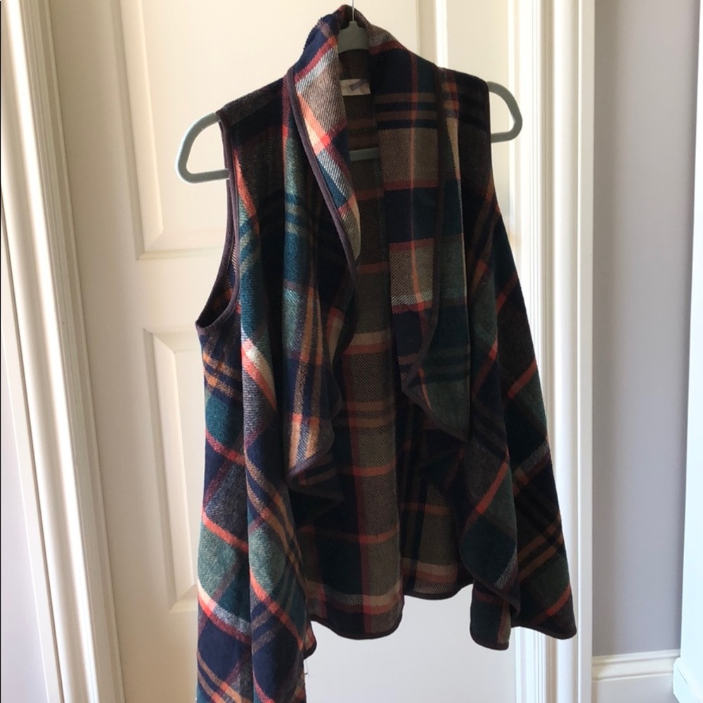 Plaid vest